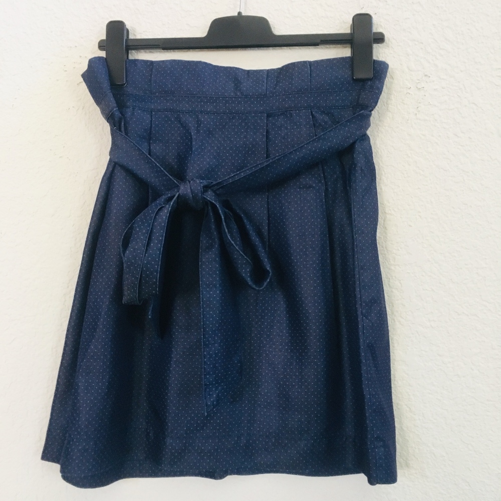 Amour Vert Tencel Skirt with Tie Waist